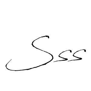 Also we have Sss name is the best signature style. Create professional handwritten signature collection using Antro_Vectra autograph style. Sss signature style 6 images and pictures png