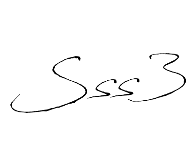 How to make Sss3 name signature. Use Antro_Vectra style for creating short signs online. This is the latest handwritten sign. Sss3 signature style 6 images and pictures png