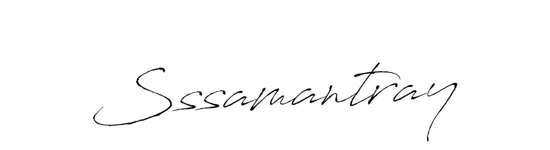 Design your own signature with our free online signature maker. With this signature software, you can create a handwritten (Antro_Vectra) signature for name Sssamantray. Sssamantray signature style 6 images and pictures png