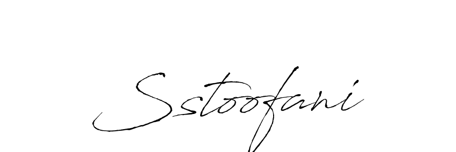 Use a signature maker to create a handwritten signature online. With this signature software, you can design (Antro_Vectra) your own signature for name Sstoofani. Sstoofani signature style 6 images and pictures png