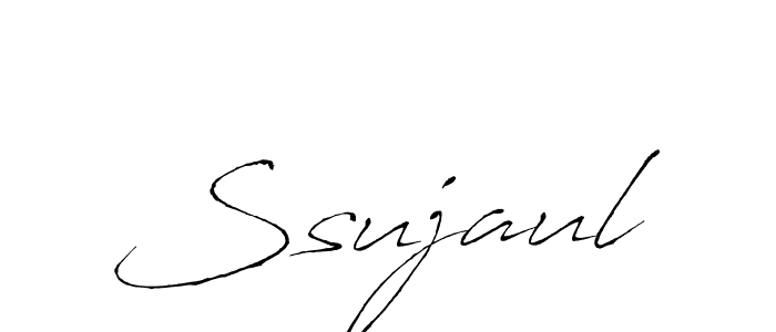 How to make Ssujaul signature? Antro_Vectra is a professional autograph style. Create handwritten signature for Ssujaul name. Ssujaul signature style 6 images and pictures png