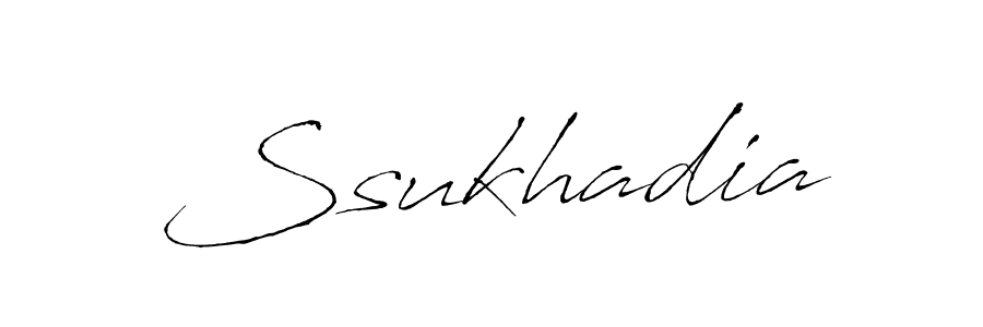 The best way (Antro_Vectra) to make a short signature is to pick only two or three words in your name. The name Ssukhadia include a total of six letters. For converting this name. Ssukhadia signature style 6 images and pictures png