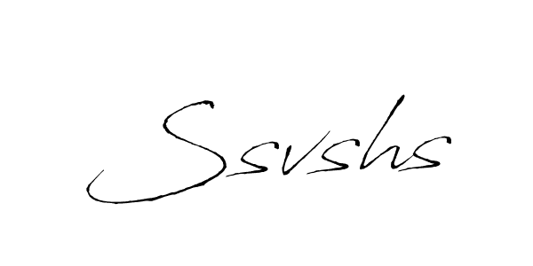 How to make Ssvshs signature? Antro_Vectra is a professional autograph style. Create handwritten signature for Ssvshs name. Ssvshs signature style 6 images and pictures png