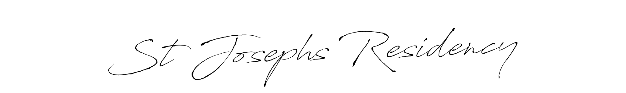 You should practise on your own different ways (Antro_Vectra) to write your name (St Josephs Residency) in signature. don't let someone else do it for you. St Josephs Residency signature style 6 images and pictures png