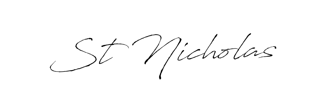 It looks lik you need a new signature style for name St Nicholas. Design unique handwritten (Antro_Vectra) signature with our free signature maker in just a few clicks. St Nicholas signature style 6 images and pictures png