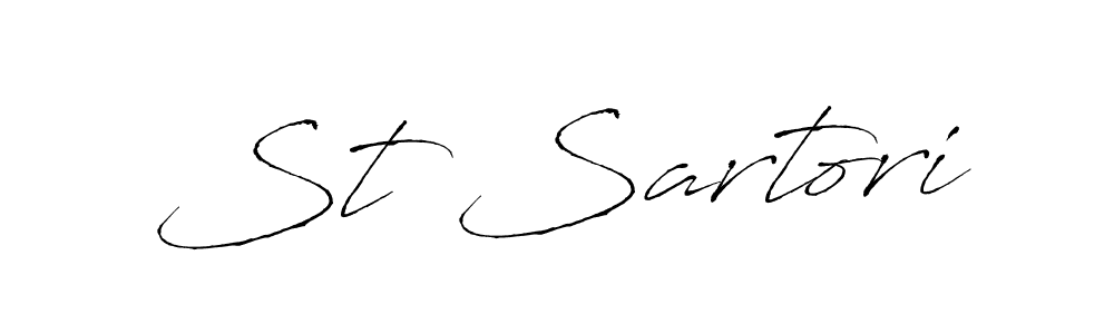 How to Draw St Sartori signature style? Antro_Vectra is a latest design signature styles for name St Sartori. St Sartori signature style 6 images and pictures png