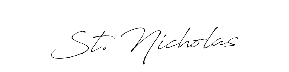 Similarly Antro_Vectra is the best handwritten signature design. Signature creator online .You can use it as an online autograph creator for name St. Nicholas. St. Nicholas signature style 6 images and pictures png