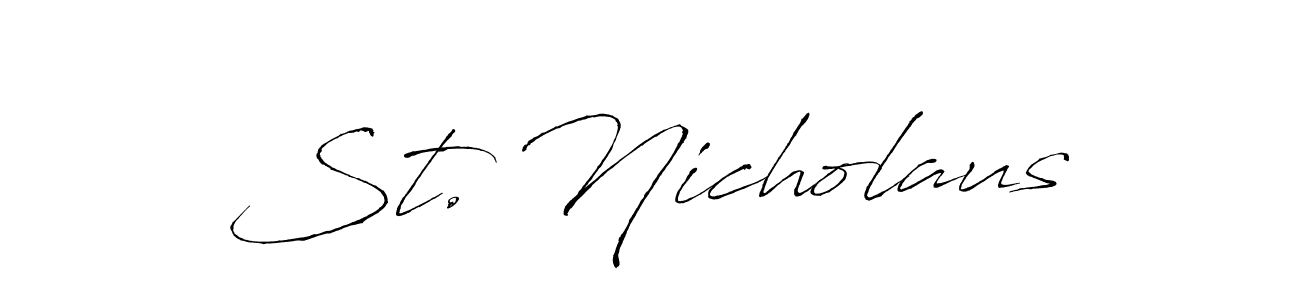 Use a signature maker to create a handwritten signature online. With this signature software, you can design (Antro_Vectra) your own signature for name St. Nicholaus. St. Nicholaus signature style 6 images and pictures png