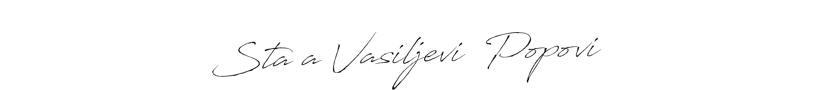 Here are the top 10 professional signature styles for the name Staša Vasiljević Popović. These are the best autograph styles you can use for your name. Staša Vasiljević Popović signature style 6 images and pictures png