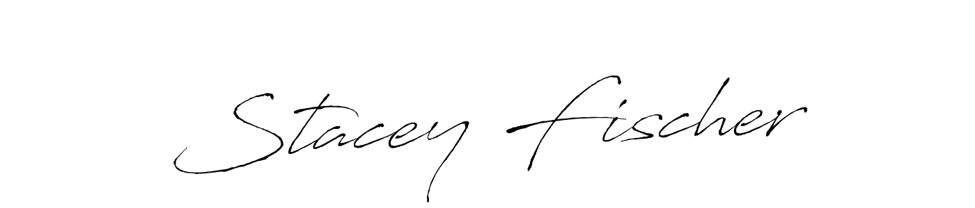 Create a beautiful signature design for name Stacey Fischer. With this signature (Antro_Vectra) fonts, you can make a handwritten signature for free. Stacey Fischer signature style 6 images and pictures png