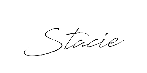 Design your own signature with our free online signature maker. With this signature software, you can create a handwritten (Antro_Vectra) signature for name Stacie. Stacie signature style 6 images and pictures png