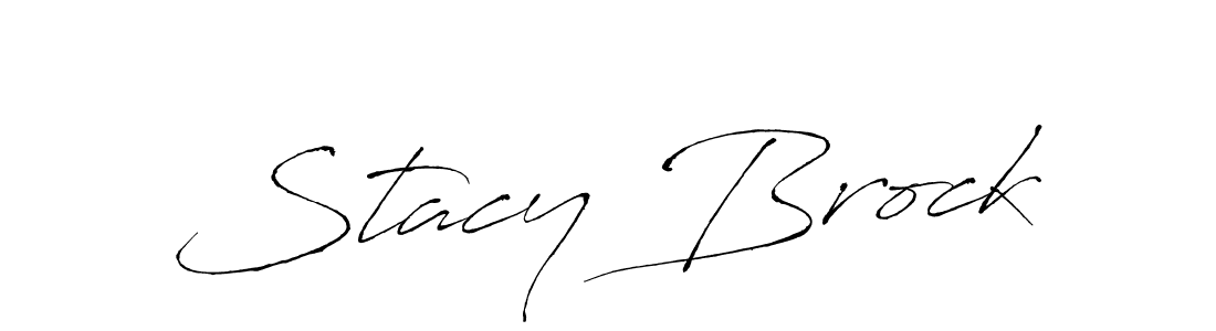 Also we have Stacy Brock name is the best signature style. Create professional handwritten signature collection using Antro_Vectra autograph style. Stacy Brock signature style 6 images and pictures png