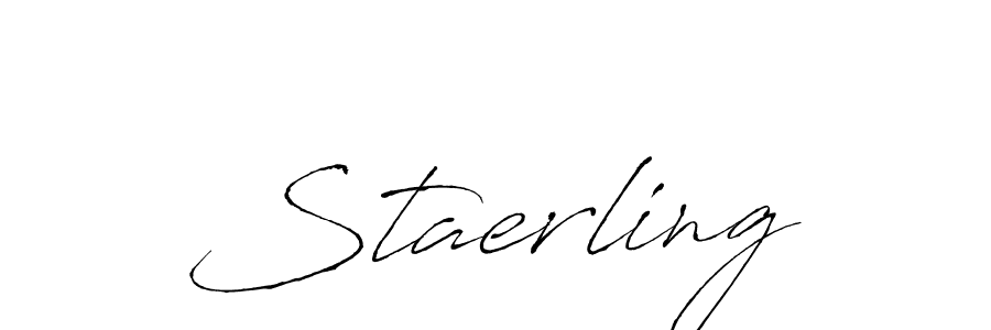 Staerling stylish signature style. Best Handwritten Sign (Antro_Vectra) for my name. Handwritten Signature Collection Ideas for my name Staerling. Staerling signature style 6 images and pictures png