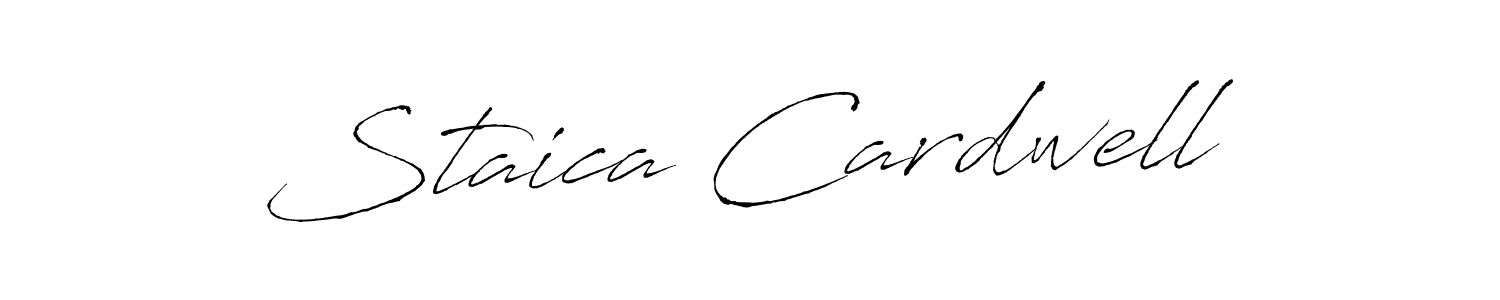 Antro_Vectra is a professional signature style that is perfect for those who want to add a touch of class to their signature. It is also a great choice for those who want to make their signature more unique. Get Staica Cardwell name to fancy signature for free. Staica Cardwell signature style 6 images and pictures png