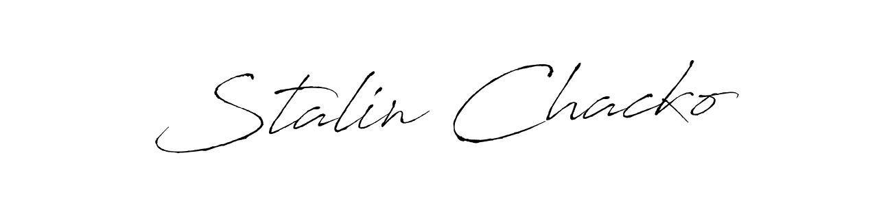 Make a beautiful signature design for name Stalin Chacko. Use this online signature maker to create a handwritten signature for free. Stalin Chacko signature style 6 images and pictures png
