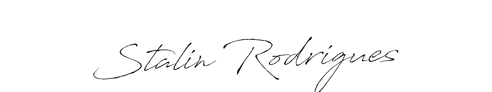 Design your own signature with our free online signature maker. With this signature software, you can create a handwritten (Antro_Vectra) signature for name Stalin Rodrigues. Stalin Rodrigues signature style 6 images and pictures png