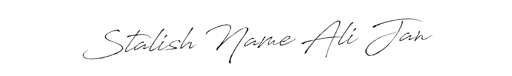 You should practise on your own different ways (Antro_Vectra) to write your name (Stalish Name Ali Jan) in signature. don't let someone else do it for you. Stalish Name Ali Jan signature style 6 images and pictures png