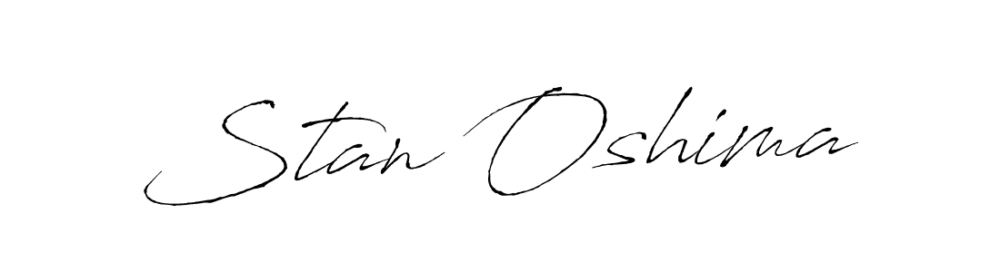 Stan Oshima stylish signature style. Best Handwritten Sign (Antro_Vectra) for my name. Handwritten Signature Collection Ideas for my name Stan Oshima. Stan Oshima signature style 6 images and pictures png