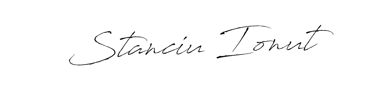 Antro_Vectra is a professional signature style that is perfect for those who want to add a touch of class to their signature. It is also a great choice for those who want to make their signature more unique. Get Stanciu Ionut name to fancy signature for free. Stanciu Ionut signature style 6 images and pictures png