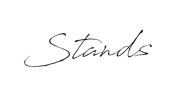 Also we have Stands name is the best signature style. Create professional handwritten signature collection using Antro_Vectra autograph style. Stands signature style 6 images and pictures png