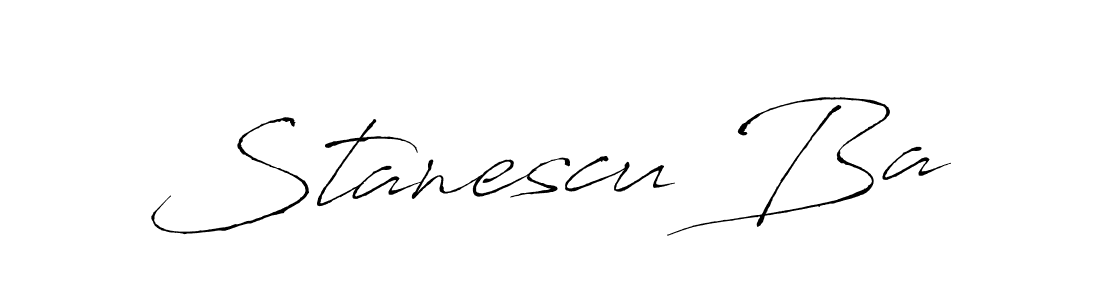 Use a signature maker to create a handwritten signature online. With this signature software, you can design (Antro_Vectra) your own signature for name Stanescu Ba. Stanescu Ba signature style 6 images and pictures png