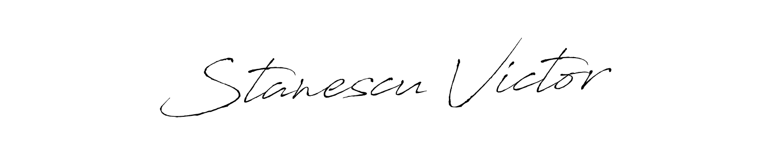 Stanescu Victor stylish signature style. Best Handwritten Sign (Antro_Vectra) for my name. Handwritten Signature Collection Ideas for my name Stanescu Victor. Stanescu Victor signature style 6 images and pictures png