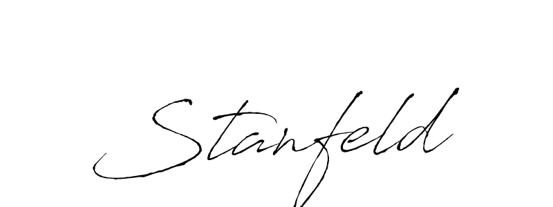 How to make Stanfeld signature? Antro_Vectra is a professional autograph style. Create handwritten signature for Stanfeld name. Stanfeld signature style 6 images and pictures png