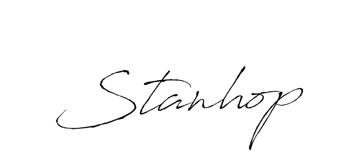 Create a beautiful signature design for name Stanhop. With this signature (Antro_Vectra) fonts, you can make a handwritten signature for free. Stanhop signature style 6 images and pictures png