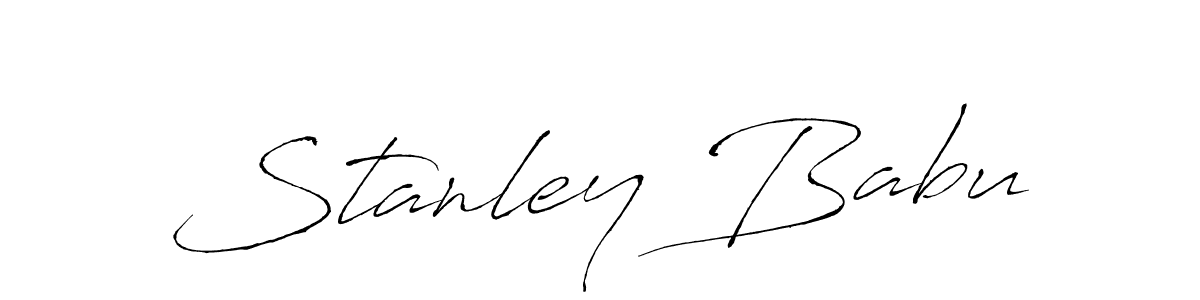 It looks lik you need a new signature style for name Stanley Babu. Design unique handwritten (Antro_Vectra) signature with our free signature maker in just a few clicks. Stanley Babu signature style 6 images and pictures png