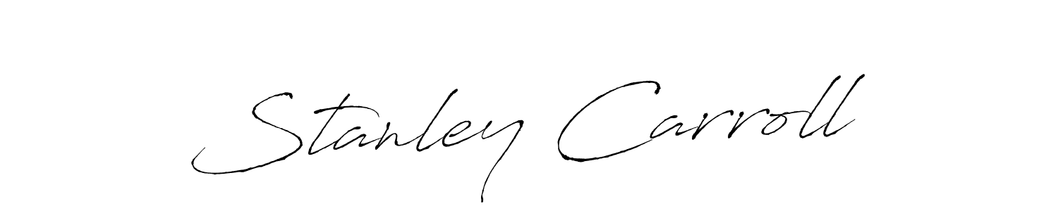 It looks lik you need a new signature style for name Stanley Carroll. Design unique handwritten (Antro_Vectra) signature with our free signature maker in just a few clicks. Stanley Carroll signature style 6 images and pictures png