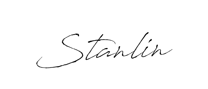 It looks lik you need a new signature style for name Stanlin. Design unique handwritten (Antro_Vectra) signature with our free signature maker in just a few clicks. Stanlin signature style 6 images and pictures png