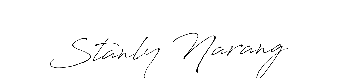 The best way (Antro_Vectra) to make a short signature is to pick only two or three words in your name. The name Stanly Narang include a total of six letters. For converting this name. Stanly Narang signature style 6 images and pictures png