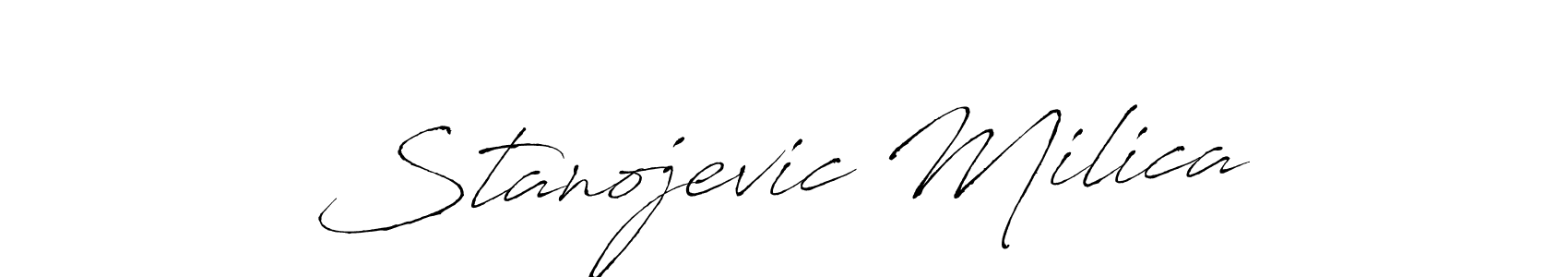 Once you've used our free online signature maker to create your best signature Antro_Vectra style, it's time to enjoy all of the benefits that Stanojevic Milica name signing documents. Stanojevic Milica signature style 6 images and pictures png
