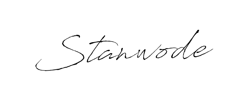 Once you've used our free online signature maker to create your best signature Antro_Vectra style, it's time to enjoy all of the benefits that Stanwode name signing documents. Stanwode signature style 6 images and pictures png