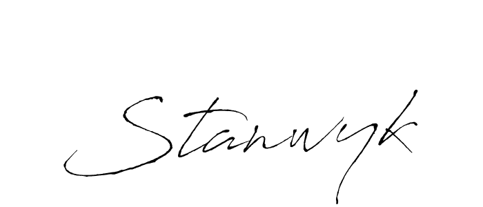 It looks lik you need a new signature style for name Stanwyk. Design unique handwritten (Antro_Vectra) signature with our free signature maker in just a few clicks. Stanwyk signature style 6 images and pictures png