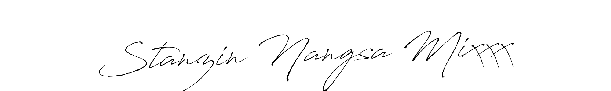 Make a beautiful signature design for name Stanzin Nangsa Mixxx. Use this online signature maker to create a handwritten signature for free. Stanzin Nangsa Mixxx signature style 6 images and pictures png