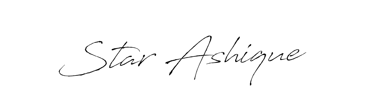 Antro_Vectra is a professional signature style that is perfect for those who want to add a touch of class to their signature. It is also a great choice for those who want to make their signature more unique. Get Star Ashique name to fancy signature for free. Star Ashique signature style 6 images and pictures png