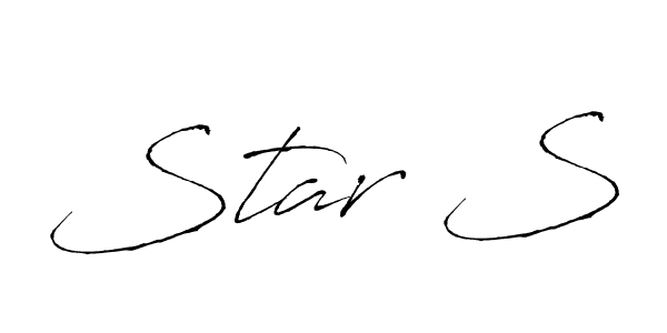 Create a beautiful signature design for name Star S. With this signature (Antro_Vectra) fonts, you can make a handwritten signature for free. Star S signature style 6 images and pictures png