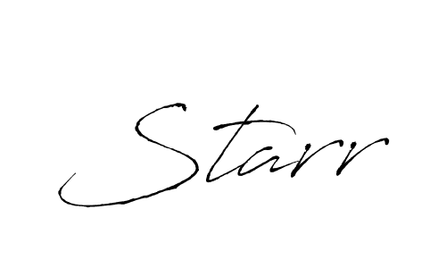 Make a beautiful signature design for name Starr. With this signature (Antro_Vectra) style, you can create a handwritten signature for free. Starr signature style 6 images and pictures png