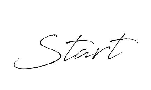 Design your own signature with our free online signature maker. With this signature software, you can create a handwritten (Antro_Vectra) signature for name Start. Start signature style 6 images and pictures png