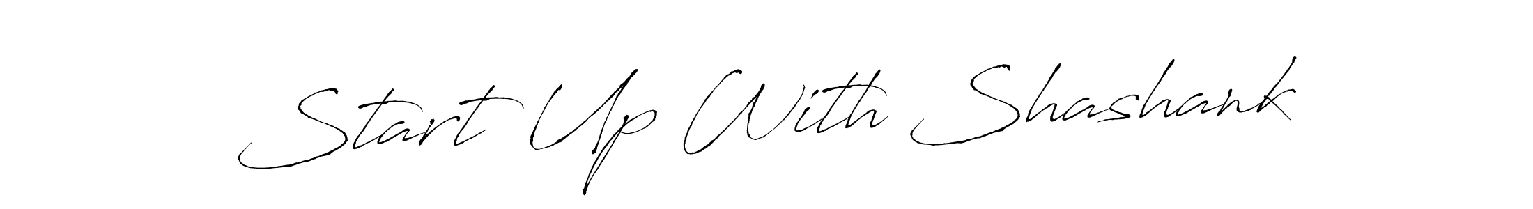 Make a beautiful signature design for name Start Up With Shashank. With this signature (Antro_Vectra) style, you can create a handwritten signature for free. Start Up With Shashank signature style 6 images and pictures png