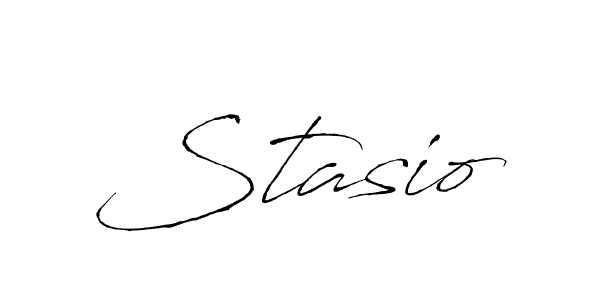 Also we have Stasio name is the best signature style. Create professional handwritten signature collection using Antro_Vectra autograph style. Stasio signature style 6 images and pictures png