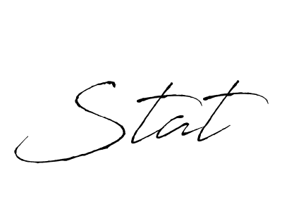 Also we have Stat name is the best signature style. Create professional handwritten signature collection using Antro_Vectra autograph style. Stat signature style 6 images and pictures png