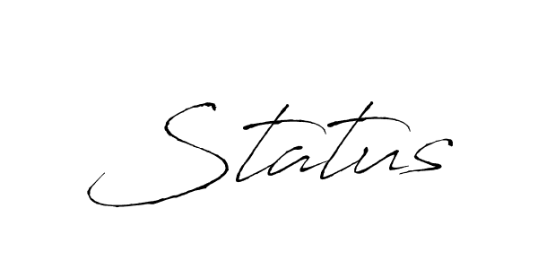 Similarly Antro_Vectra is the best handwritten signature design. Signature creator online .You can use it as an online autograph creator for name Status. Status signature style 6 images and pictures png