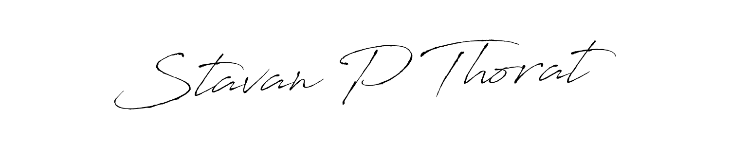 You should practise on your own different ways (Antro_Vectra) to write your name (Stavan P Thorat) in signature. don't let someone else do it for you. Stavan P Thorat signature style 6 images and pictures png