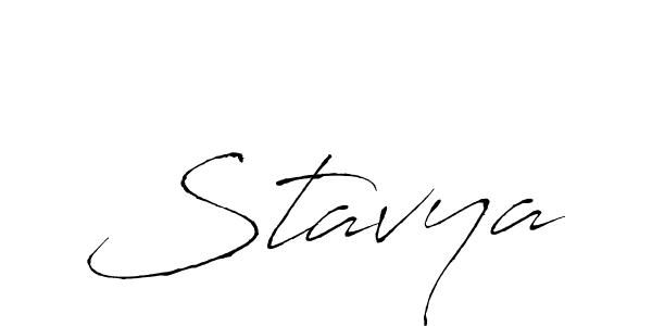 How to make Stavya name signature. Use Antro_Vectra style for creating short signs online. This is the latest handwritten sign. Stavya signature style 6 images and pictures png