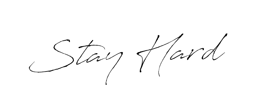 You should practise on your own different ways (Antro_Vectra) to write your name (Stay Hard) in signature. don't let someone else do it for you. Stay Hard signature style 6 images and pictures png