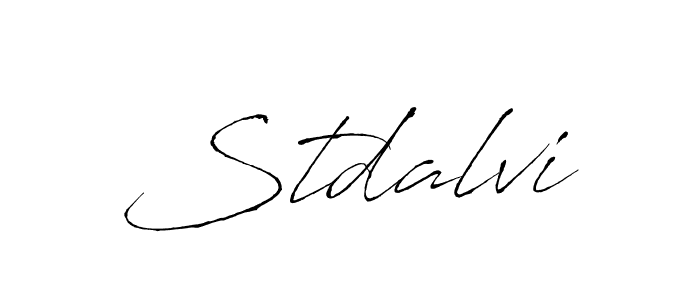 Stdalvi stylish signature style. Best Handwritten Sign (Antro_Vectra) for my name. Handwritten Signature Collection Ideas for my name Stdalvi. Stdalvi signature style 6 images and pictures png