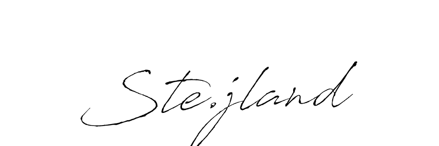 Make a beautiful signature design for name Ste.jland. Use this online signature maker to create a handwritten signature for free. Ste.jland signature style 6 images and pictures png