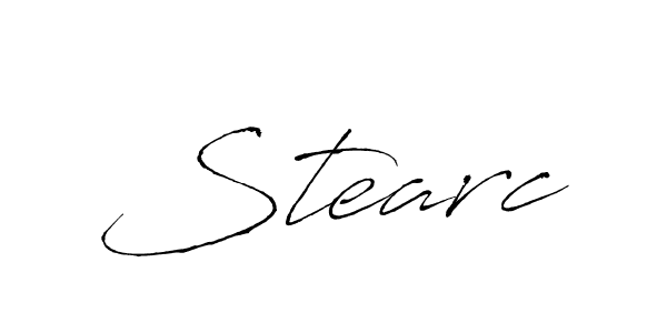 The best way (Antro_Vectra) to make a short signature is to pick only two or three words in your name. The name Stearc include a total of six letters. For converting this name. Stearc signature style 6 images and pictures png